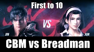 빵쟁이 (Jun) vs 체리베리망고 (Jin) (TEKKEN 8 - Breadman vs CherryBerryMango)