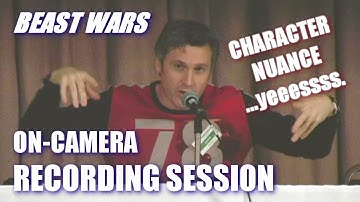 Character Nuance and the Beast Wars On Camera Recording Session w/ Transformers Actor David Kaye.