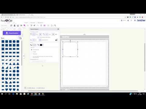 Geavanceerde functies ScanNcut Canvas van Brother - handleiding voor Eigenschappen en Punt tool