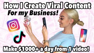 How To Create VIRAL Videos \& Make $1000s Daily | FULL TUTORIAL | E-commerce Business Hacks!