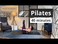 40 MIN FULL BODY PILATES WORKOUT || Intermediate level || Class 04 - No equipment