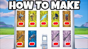 Hoe maak je een GEHEIME WAPENMUUR in Fortnite Creative 1.0!!! Geen vers! (Tutorial)