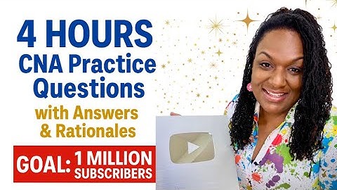 💡CNA Practice Test – 4 Hours of Questions, Answers & Rationales with Nurse Eunice