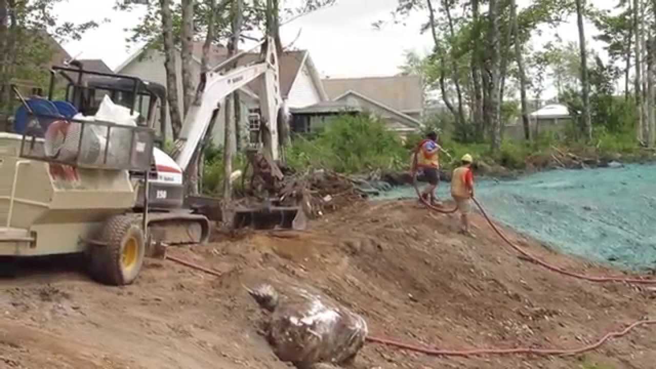 Hydro Seeding a Golf Course YouTube