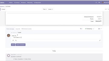 Schedule and Send Email | Link Mail with Chatter | Odoo App Feature #odoo #ecommerce