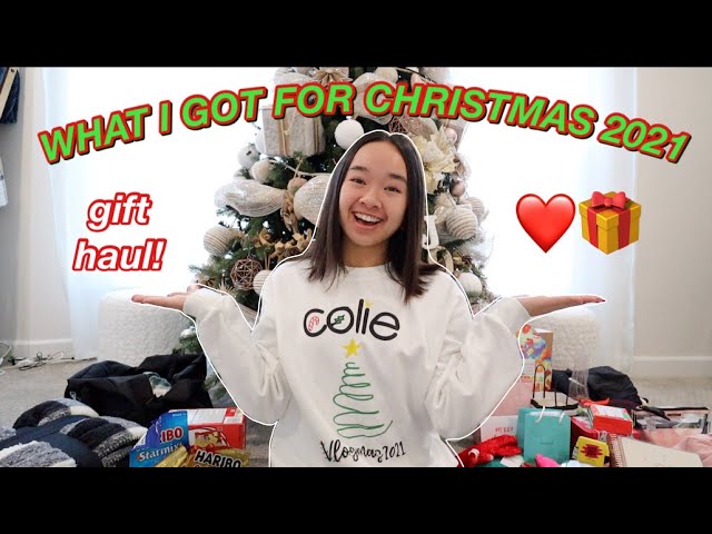 WHAT I GOT FOR CHRISTMAS 2021 ❤️ Vlogmas Day 25! class=