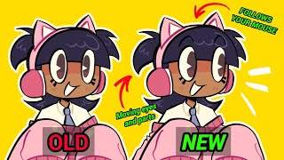 Celebrity OLD VS NEW OC PNGtuber with MOUSE TRACKING (PNGtube Remix) Wealth