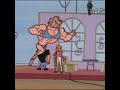 Woman Gets Mad And Grows Muscular Johnny Bravo Shorts Musclegrowth Musclegirl Growth