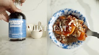 WHAT I EAT IN A WEEK VEGAN | Making Sourdough, Carrot Cake, Tuscan Chikn, Thai Tea, etc