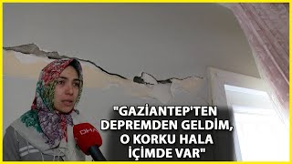 Depremi Gaziantep'te Yaşadı, İstanbul'da Kolonları Çatlamış Evine Sığındı
