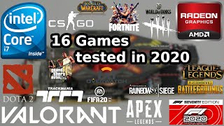 Intel Core i7 860 \ AMD Radeon HD 5830 \ 16 games tested in 08/2020