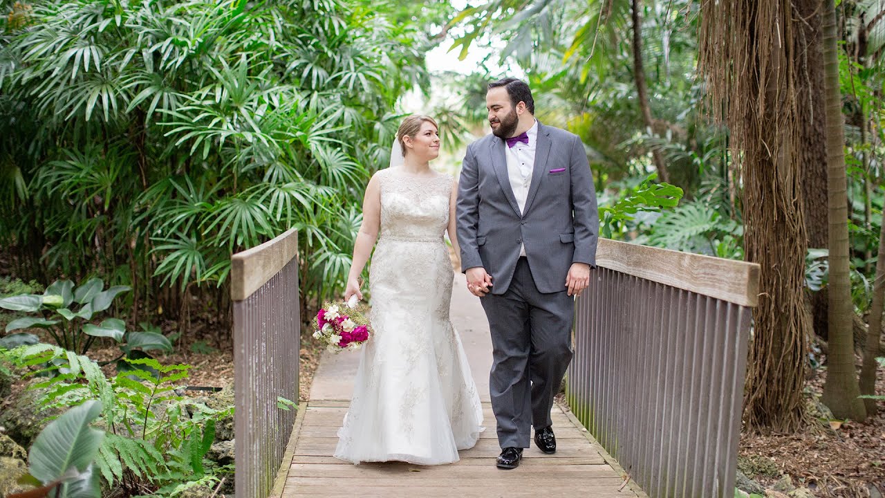 Fairchild Tropical Botanic Garden Wedding Youtube