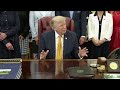 Trump gets pressed on tax deal and anti-weaponization fund; mocks MS NOW reporter