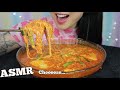 ASMR SUPER CHEESY RICE CAKE + COOKING (SOFT CHEWY EATING SOUNDS) NO TALKING | SAS-ASMR