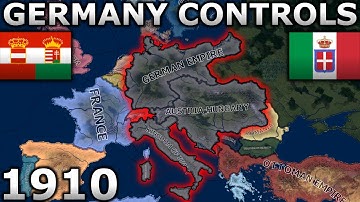 What if Germany controls Italy & Austria-Hungary in WW1? | HOI4 WW1 Timelapse