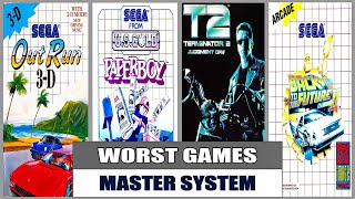 The 10 Worst Master System Games Ever