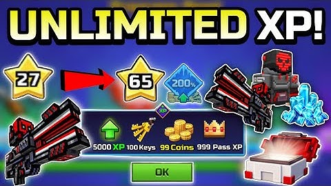 How To Get UNLIMITED XP! (BEST METHODS) | Pixel Gun 3D