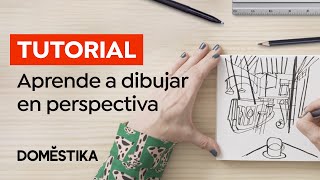 Tutorial Ilustración: 3 Ejercicios para aprender a Dibujar en Perspectiva - Inma Serrano | Domestika