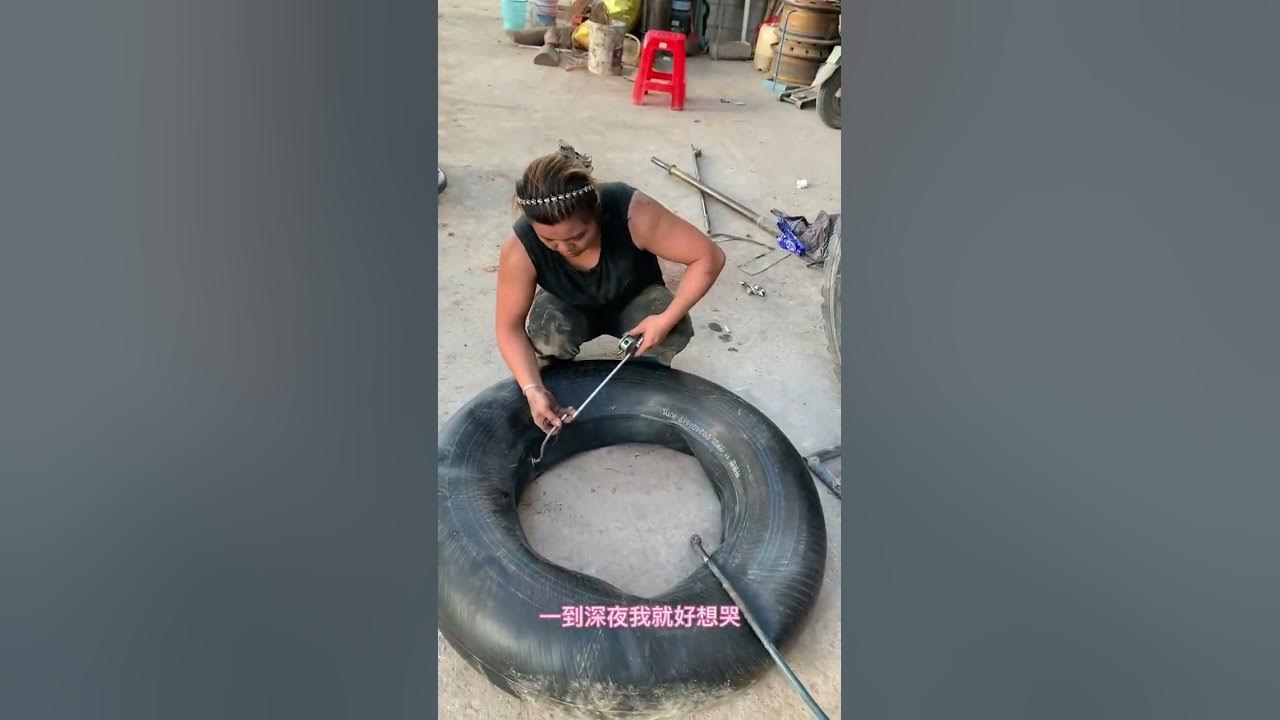 Truck Abnormal Air Leak Tire & Inner Tube Replacement! - YouTube