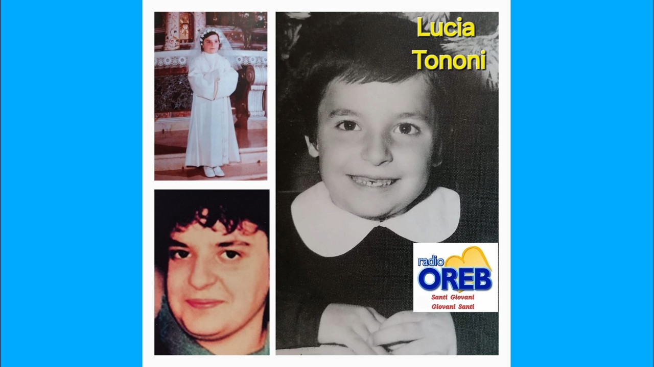Lucia Tononi: 'Lo sai che le sofferenze portano in Paradiso?'