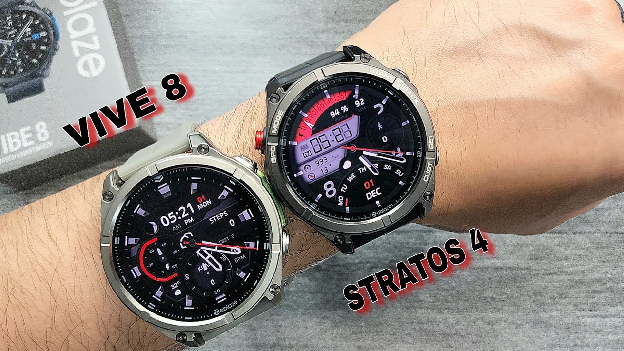 ZEBLAZE VIVE 8 VS STRATOS 4 CON CUAL TE QUEDAS?
