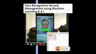 Face Recognition Record Management using Machine Learning