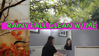 Relaxing FALL Rainy Day Clean With Me
