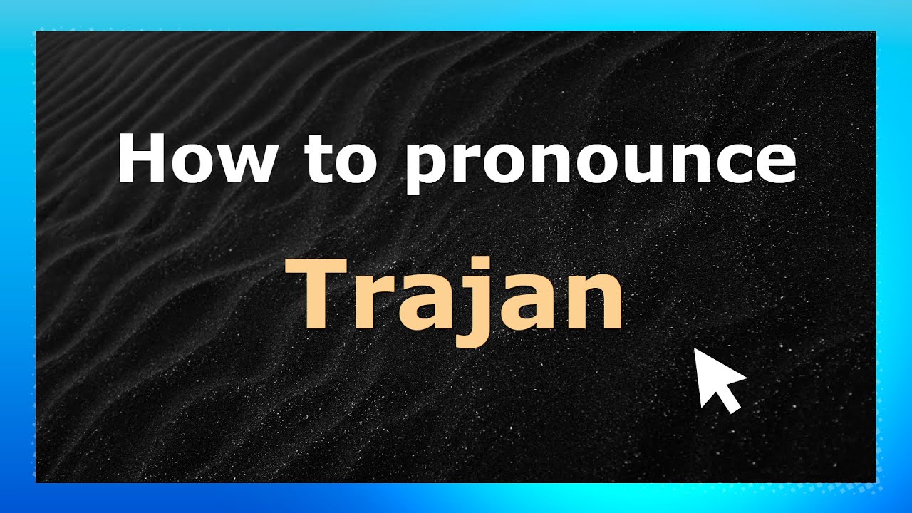 How to Pronounce Trajan (French Pronunciation / France) | Pronounce Names