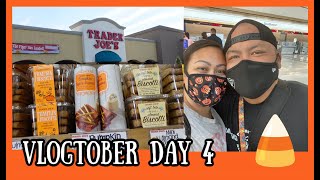 VLOGTOBER 2021 DAY 4 - SAYING GOODBYE TO ALFREDO & TRADER JOES SHOP WITH ME + HAUL