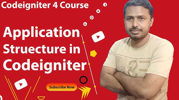 Codeigniter  4 Tutorials | Application structure or the folder structure in codeigniter 4