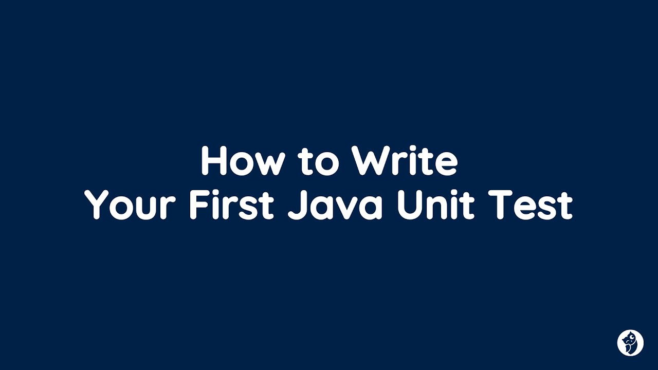How to write a java junit unit test youtube
