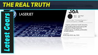 HP 36A Black Toner Cartridge: The Essential Choice for Your LaserJet Printer!