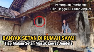 CANTIK PEMBERANI‼️ NEKAD BIKIN RUMAH DI ATAS TANAH KUBURAN SUARA KUNTILANAK TERTAWA DI HUTAN ANGKER