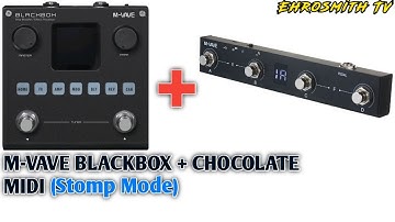 M-Vave BlackBox + Chocolate MIDI (STOMP MODE) | How to connect BlackBox and Chocolate MIDI