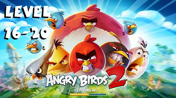 Angry Birds 2 (Rovio) iOS / Android - 3-Star Walkthrough Level 16-20 Feathery Hills