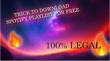 HOW TO DOWNLOAD SPOTIFY PLAYLIST FOR OFFLINE LISTENING (100% LEGAL & FREE TRICK!) | INFOVERSE