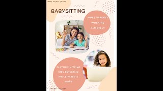 Make Money with Virtual Babysitting