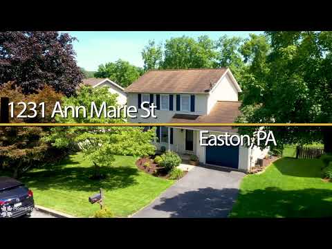 1231 Ann Marie Street, Easton, PA home video tour