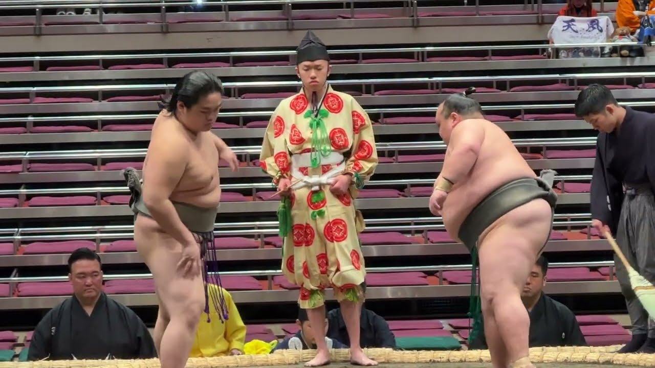 速報❗️二子山部屋 梅山 vs 豪鬼神【大相撲令和8年1月場所】2日目 初