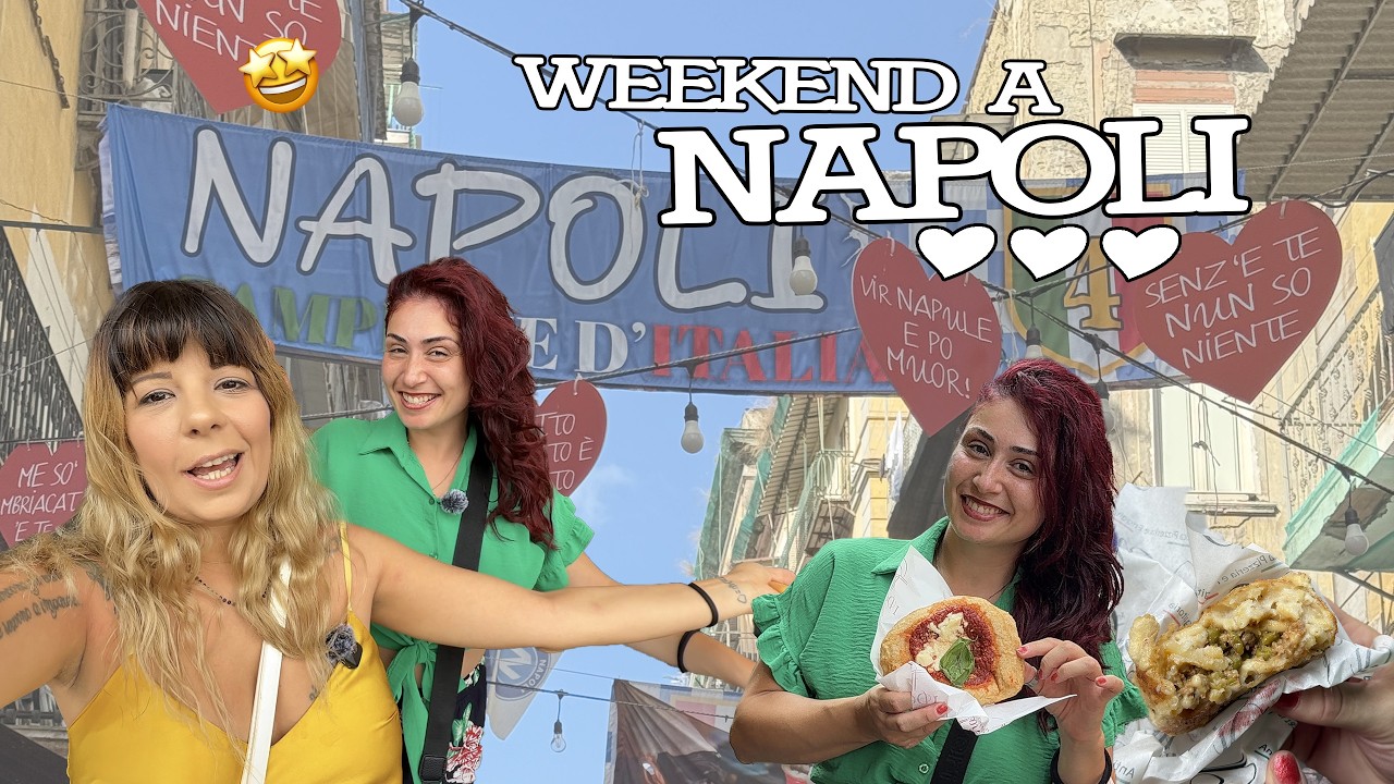 WEEKEND LUNGO A NAPOLI 🇮🇹🍕(street food, Napoli sotterranea) - Vlog 1