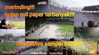 10 HUJAN ROLL PAPER TERBANYAK SUPORTER INDONSIA
