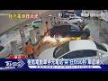 極氪電動車停充電站 突「狂炸90秒」車底噴火｜TVBS新聞