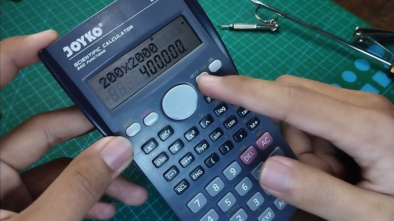 Ganti Baterai Kalkulator Joyko CC-23 || Kalkulator Scientific - YouTube