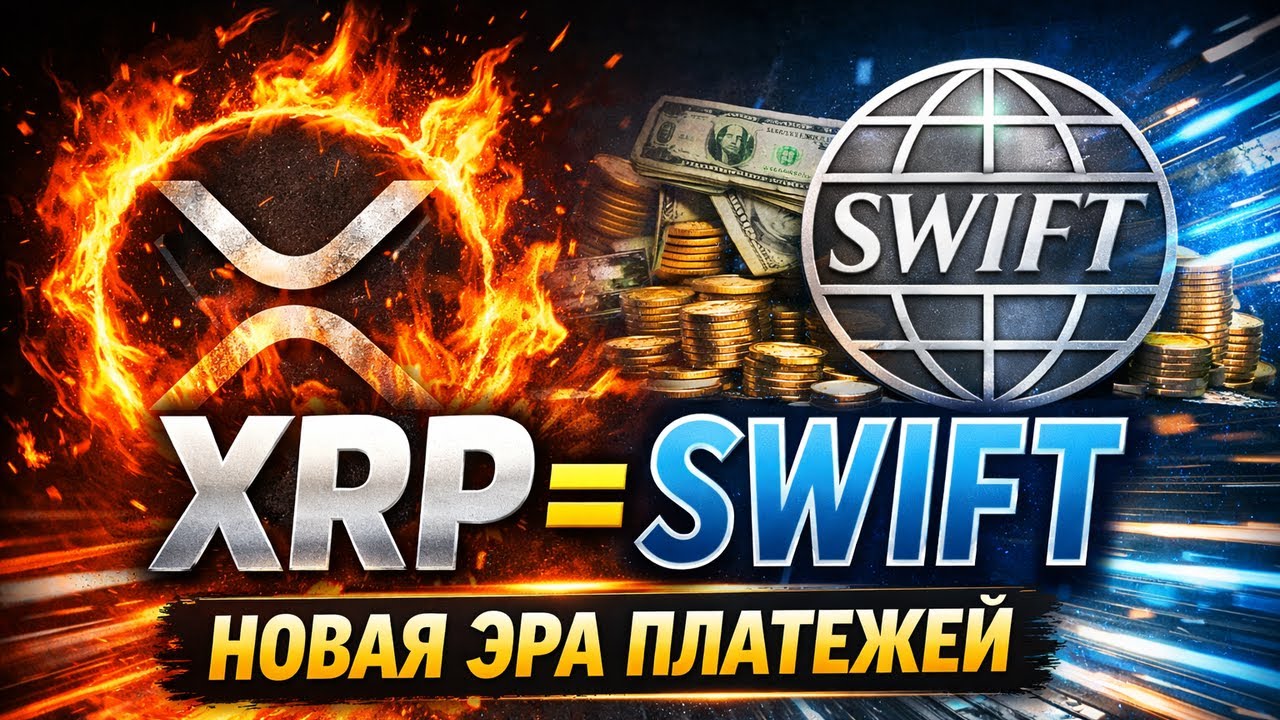 🔥Ripple ОФИЦИАЛЬНО заменит SWIFT с помощью XRP - Сжигание миллионов XRP в 2026?