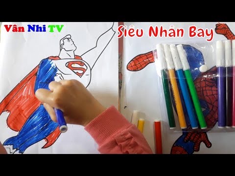 Tô Màu Siêu Nhân - Bé Tô Màu Vân Nhi TV