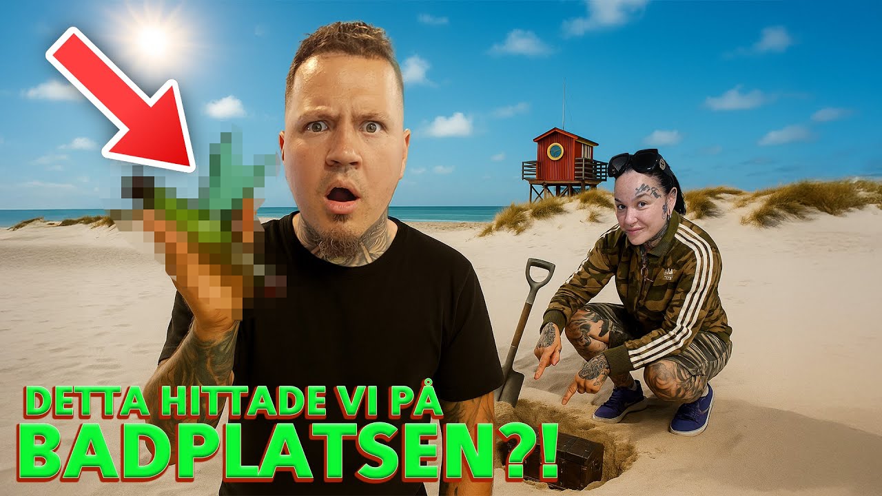 Detta låg på badplatsen där barnen badar - Skattjakt Med Metalldetektor