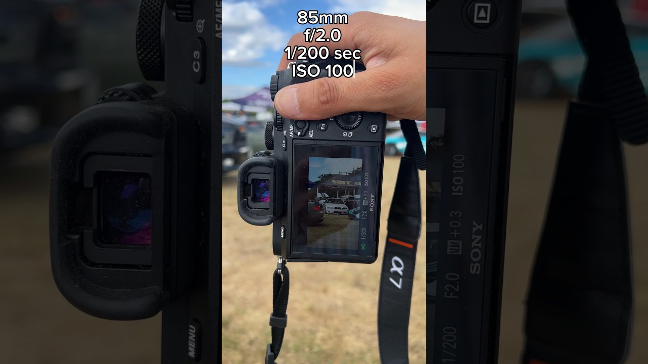 Car Photography tips: Sony a7ii + 85mm f1.8 