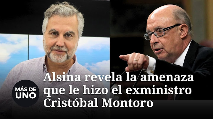 Alsina revela la amenaza que le hizo Montoro para manipular su programa anterior en Onda Cero