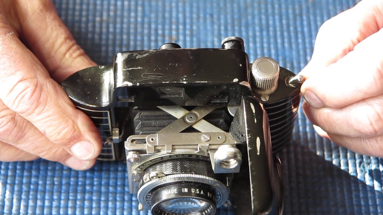 Servicing a Kodak Bantam Special film camera part 01 YouTube