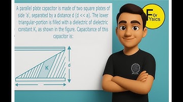 JEE Mains 2019: A parallel plate capacitor is made of two square plates of side 